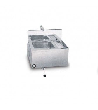 LAVELLO INOX 500X325 CON STERILIZZATORE